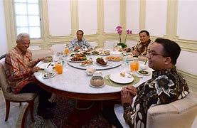 Jokowi Makan Bersama Calon Presiden